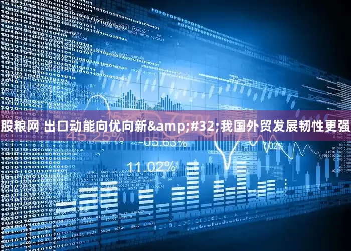 股粮网 出口动能向优向新&#32;我国外贸发展韧性更强