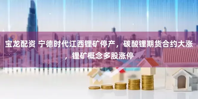 宝龙配资 宁德时代江西锂矿停产，碳酸锂期货合约大涨，锂矿概念多股涨停