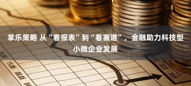 掌乐策略 从“看报表”到“看赛道”，金融助力科技型小微企业发展